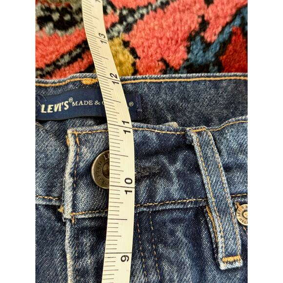 Premium 501 Levi's Jeans Cut off Shorts Denim Distressed Vintage Wedgie 28 High - Picture 9 of 10